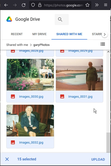 Google photos step 6 and 7